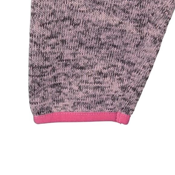 Simply Southern Womens Pink Knit Fleece Quarter Snap Pullover Jacket Large - Picture 3 of 10